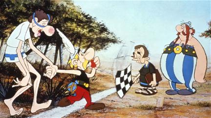 Asterix inntar Rom poster