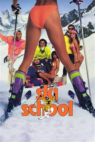 Loca academia de esquí poster