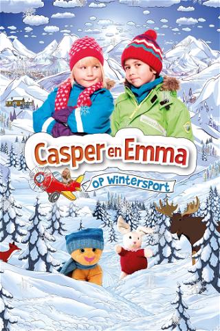 Casper en Emma: Op wintersport poster