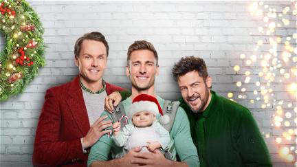 Drei Weihnachtsmänner und ein Baby poster