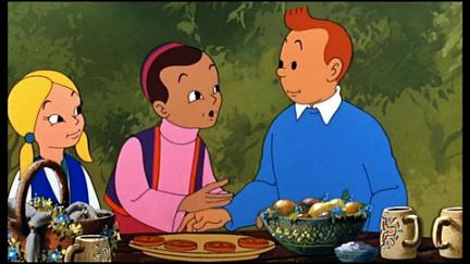 Tintin og Hajsøen poster