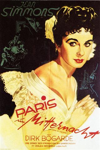 Paris um Mitternacht poster