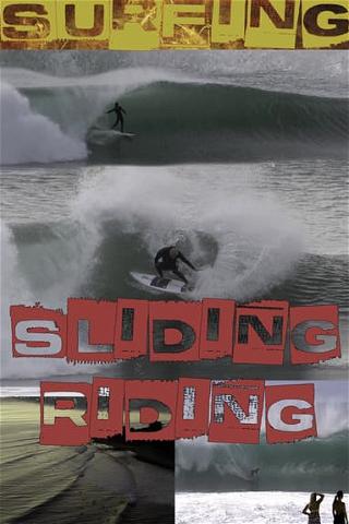 Surfing Sliding Riding poster