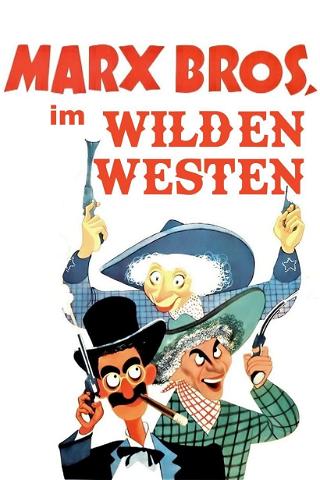 Marx Brothers - Go West poster