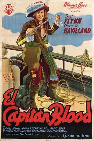 El capitán Blood poster