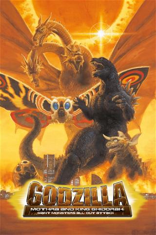 Godzilla, Mothra and King Ghidorah: Giant Monsters All Out Attack poster