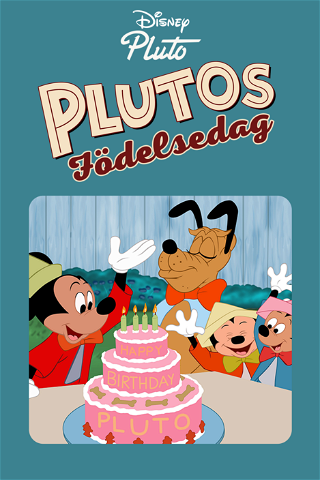 Plutos födelsedagsskiva poster