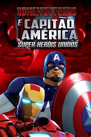 Homem de Ferro e o Capitão América Super-Heróis Unidos poster