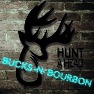 HuntAhead Bucks-N-Bourbon poster