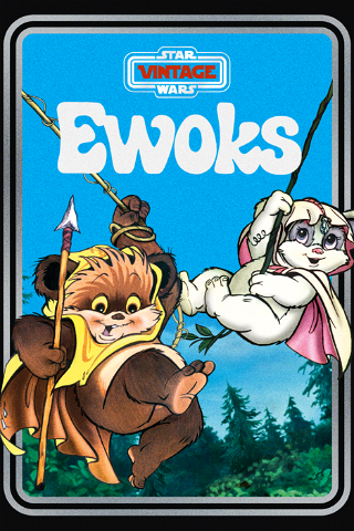 Star Wars Vintage: Ewoks poster