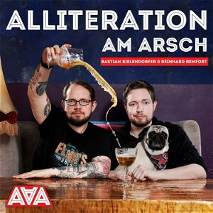 Alliteration Am Arsch poster