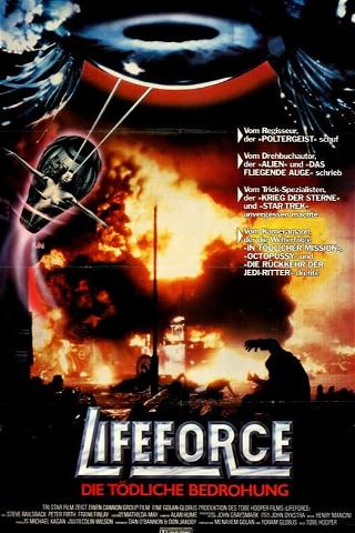 Lifeforce - Die tödliche Bedrohung poster