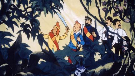 Tintin og Soltemplet poster