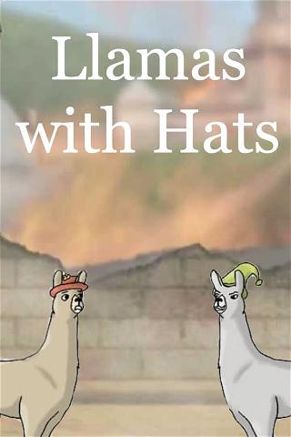 Llamas with Hats poster