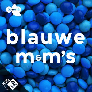 Blauwe M&M's poster