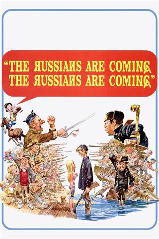 Venäläiset tulevat, venäläiset tulevat poster