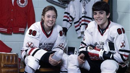 En flicka i hockeylaget poster