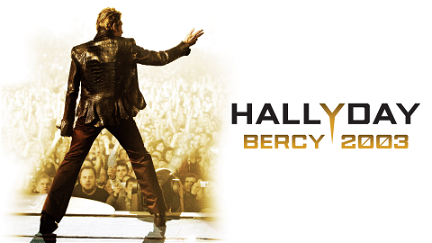 Hallyday Bercy 2003 poster