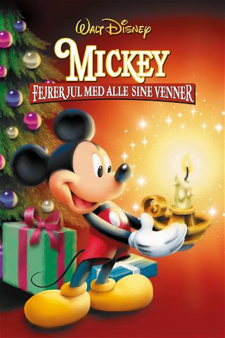 Mickey fejrer jul med alle sine venner poster