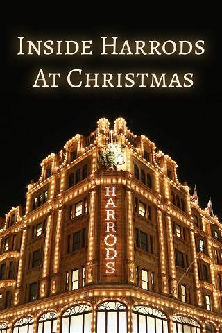 Inside Harrods At Christmas poster
