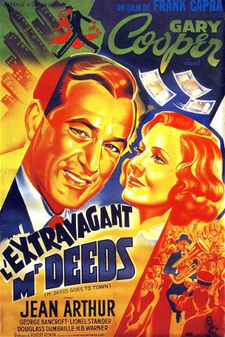 L'Extravagant Mr. Deeds poster