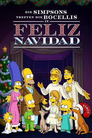 Die Simpsons treffen die Bocellis in „Feliz Navidad“ poster