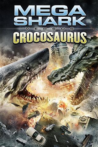 Megatiburón contra crocosaurio poster