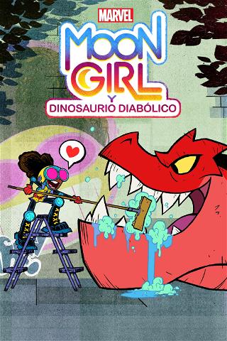 Marvel Moon Girl y Dinosaurio Diabólico poster