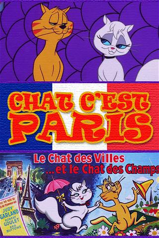 Chat, c'est Paris poster