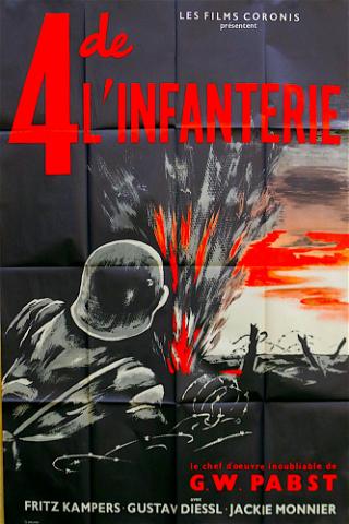 Quatre de l'infanterie poster