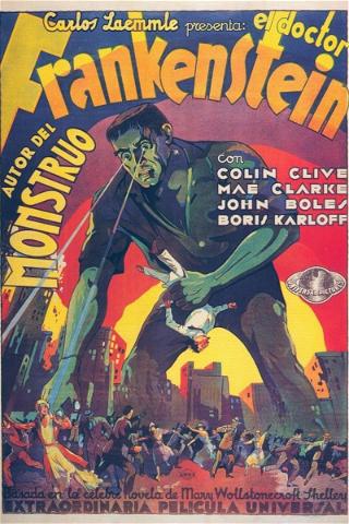 El doctor Frankenstein poster