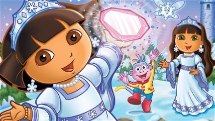 Dora salva a la princesa de las nieves poster