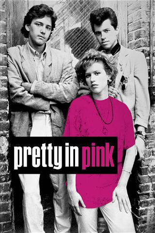 Dziewczyna w różowej sukience poster