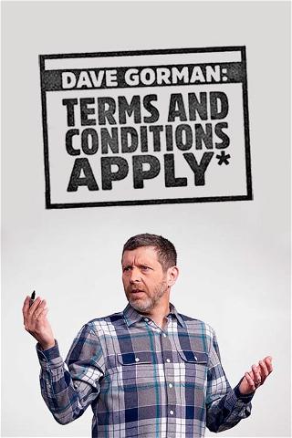 Dave Gorman: Terms and Conditions Apply poster