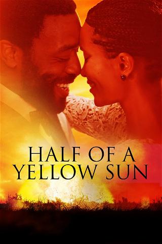 Medio sol amarillo poster