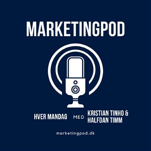 Marketingpod.dk med Halfdan Timm poster