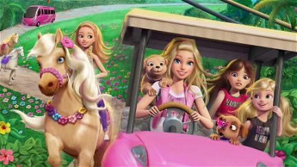 Barbie en haar zusjes in een Puppy Achtervolging poster