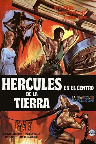 Hércules en el centro de la Tierra poster