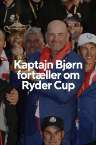 Kaptajn Bjørn fortæller om Ryder Cup poster